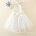 baby girls party dress white wedding dress beaded backless dresses with floral